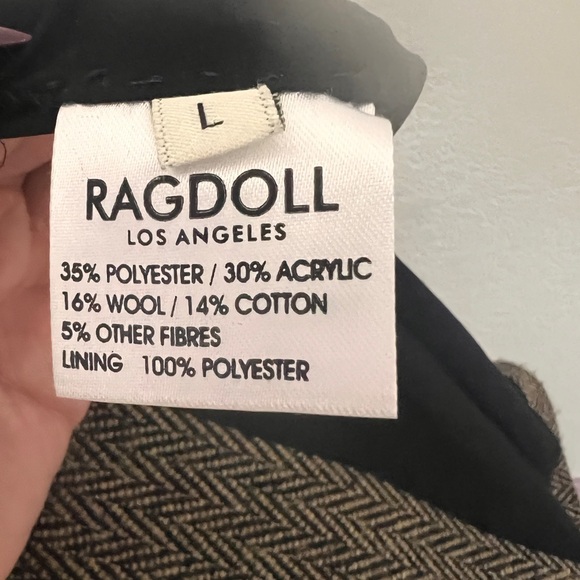 Ragdoll LA herringbone coat. Size L. - Picture 7 of 8